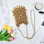Women's Gold Chain Clutch Bag