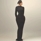 Women's High-Neck Backless Cocktail Dress