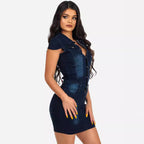Denim Hip Dress