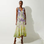Floral Decorative One-piece Swimwear