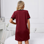 Short Sleeve Pajamas Lingerie