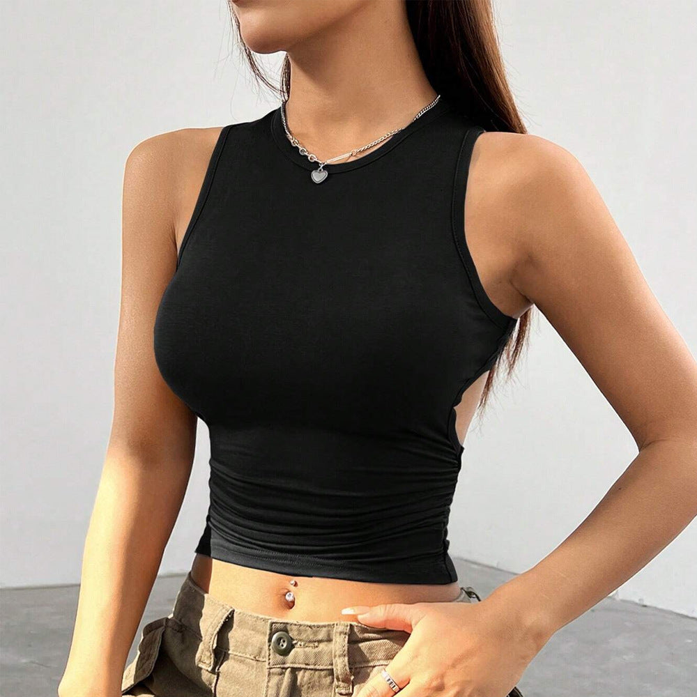 Women’s Sleeveless Slim-Fit Vest Top
