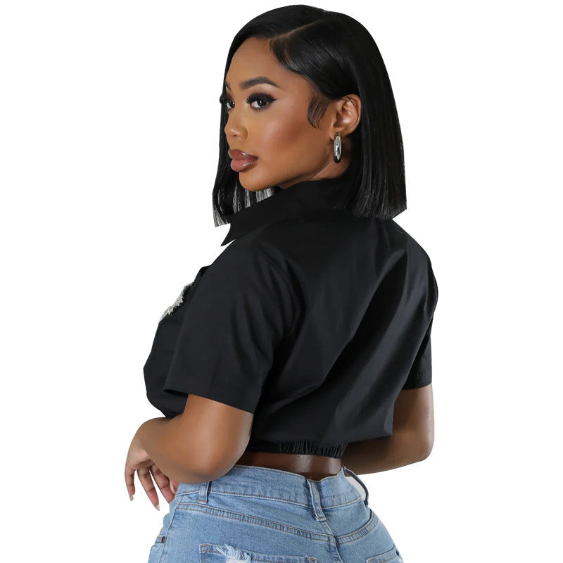Women's Shirt Spring Short Summer Casual Design Short Sleeve Women Clothing