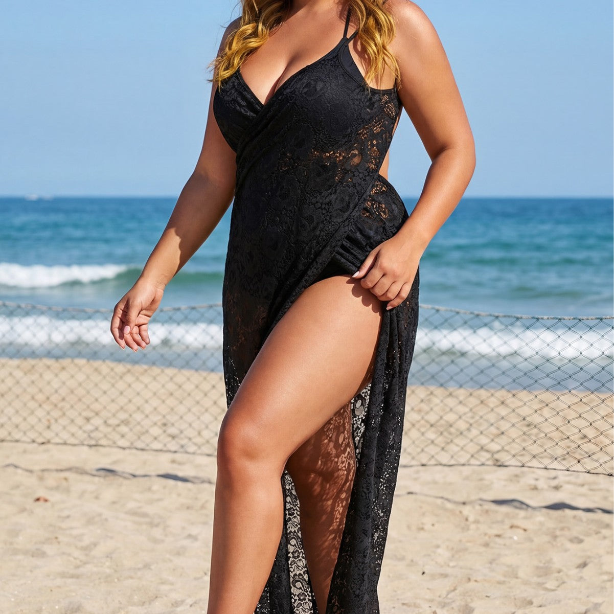 Women's Lace Sling Dress
