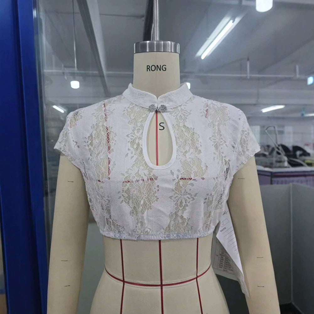 Women's Lace Crop Top