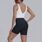 Bra White Shorts Black
