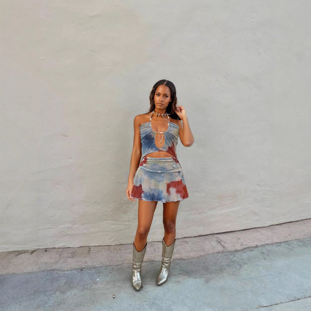 Women's Backless Summer Dress