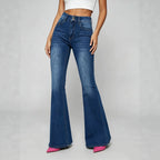 Women's Bootcut Wide-Leg Denim Pants
