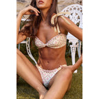 Lace up One-piece Swimwear