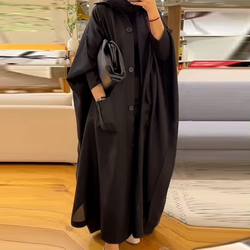 Fall Clothing Design Bat Loose Long Coat