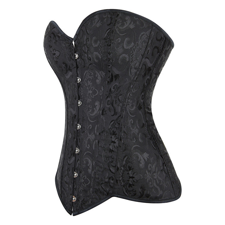 Women's Long Plastic Bones Women Court Chest Support Body Shaping Waist Shaping Top