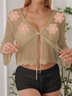 Khaki 4 Flowers