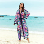 Rayon Printed Cover Up Swimwear