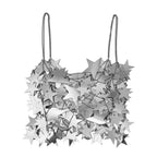 Women's Creative Star Sequ Hollow Out Cutout Bikini
