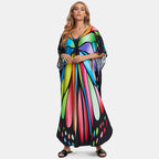 Rayon Printed Cover Up Swimwear