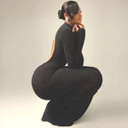 Women's High-Neck Backless Cocktail Dress