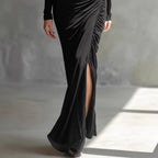 Women's Pleated Strapless Dress