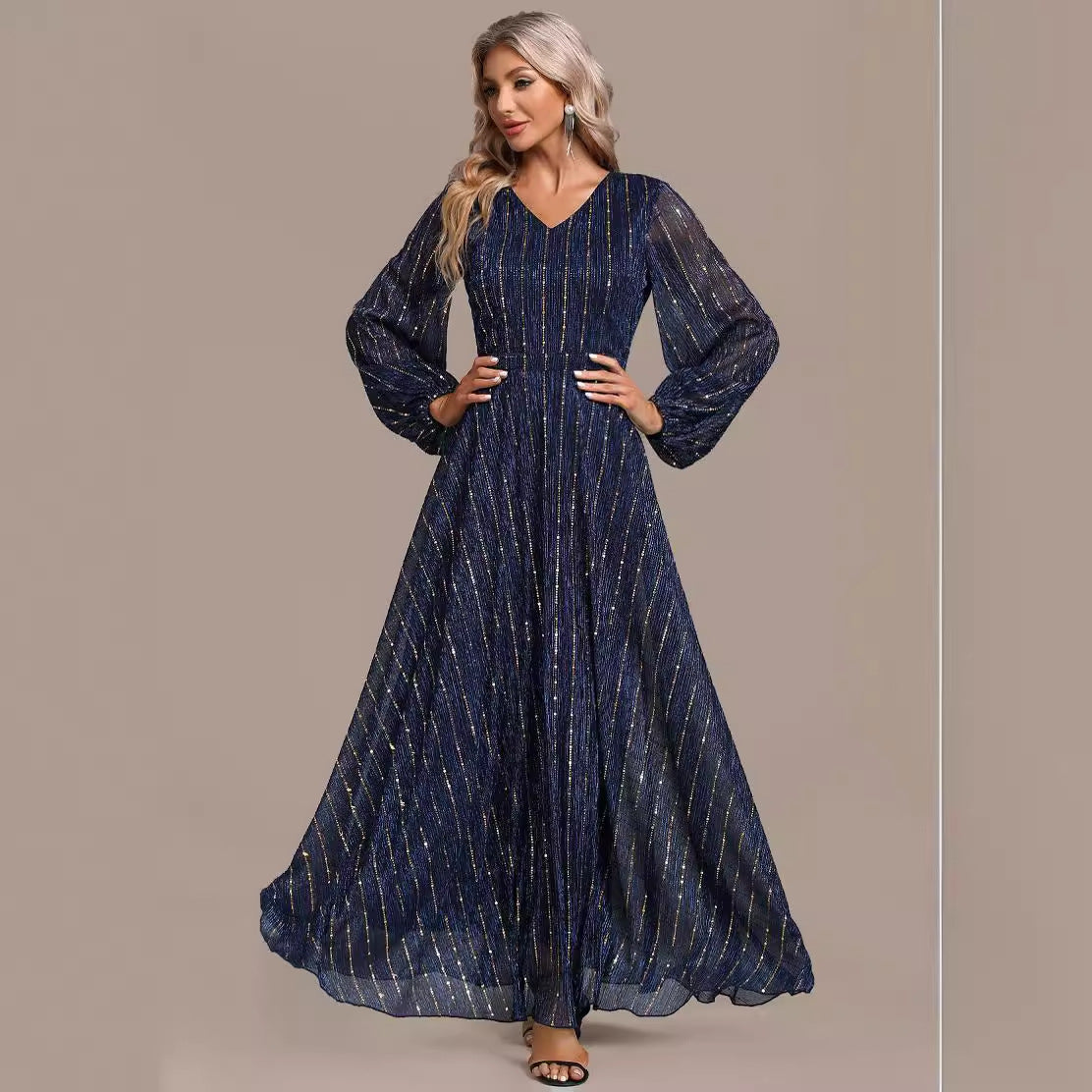 Women's Arrival Middle East Sequ Dress Socialite Dress Sequined Dress For Cocktail