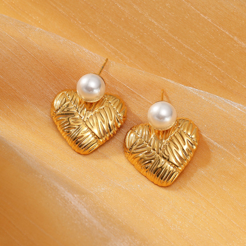 Water Drop Pearl Earrings