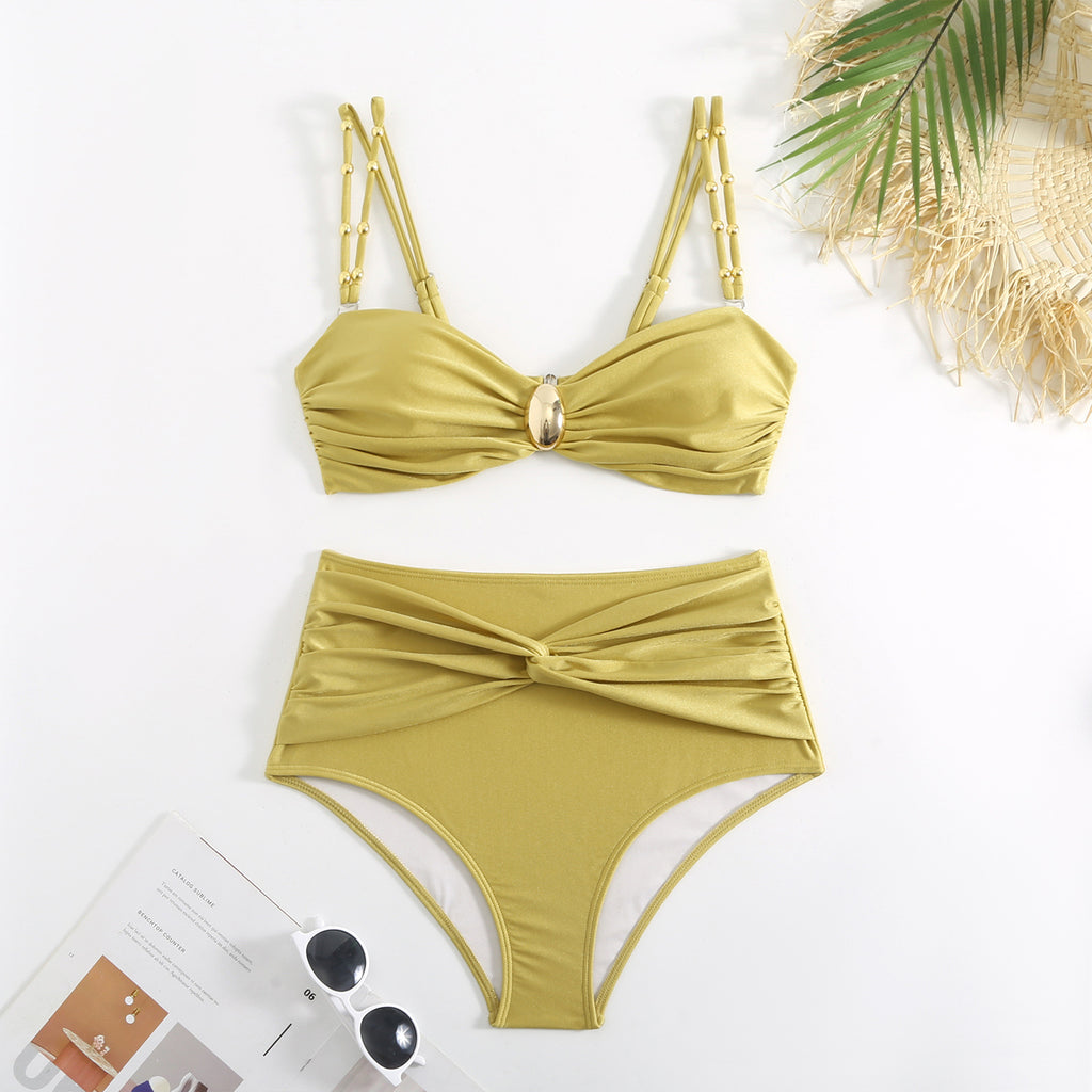 Split Three Bikini Swimwear