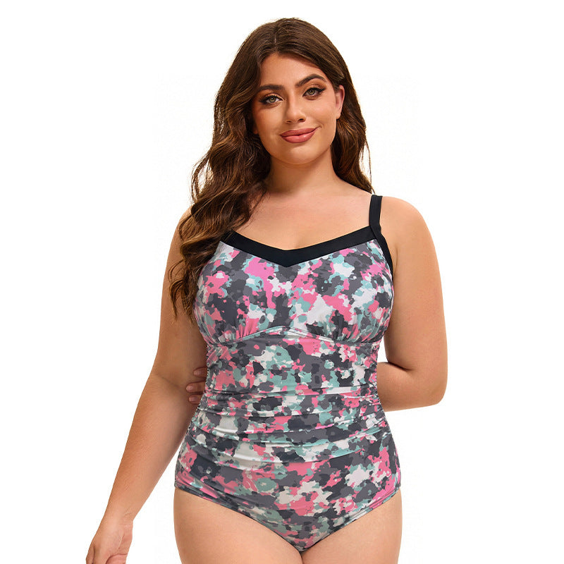Plus Size One-piece Swimwear