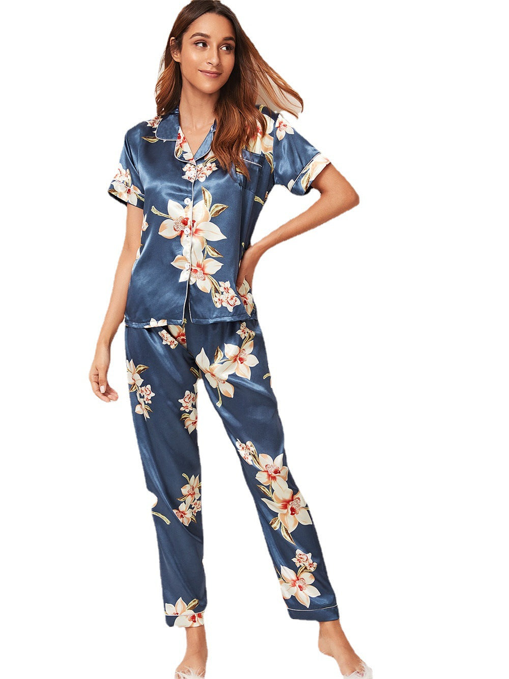 Imitated Silk Pajamas Lingerie