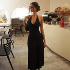 Women's Lace Backless Dress
