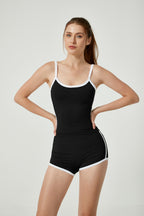 Black [Strap Top & Shorts]