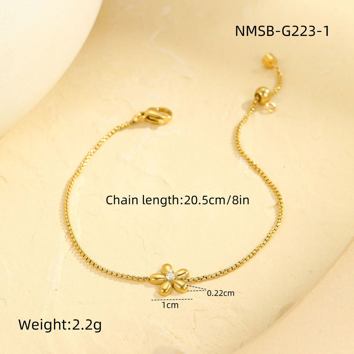 Single Flower Bracelet