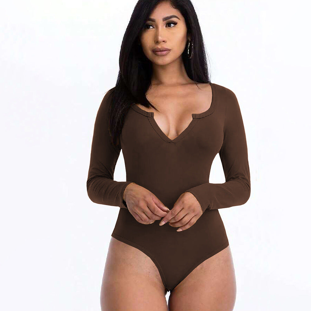 Simple Office Long Sleeve Jumpsuit