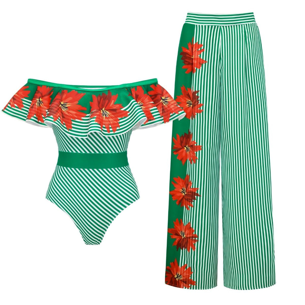 Tube Top Pants Suit
