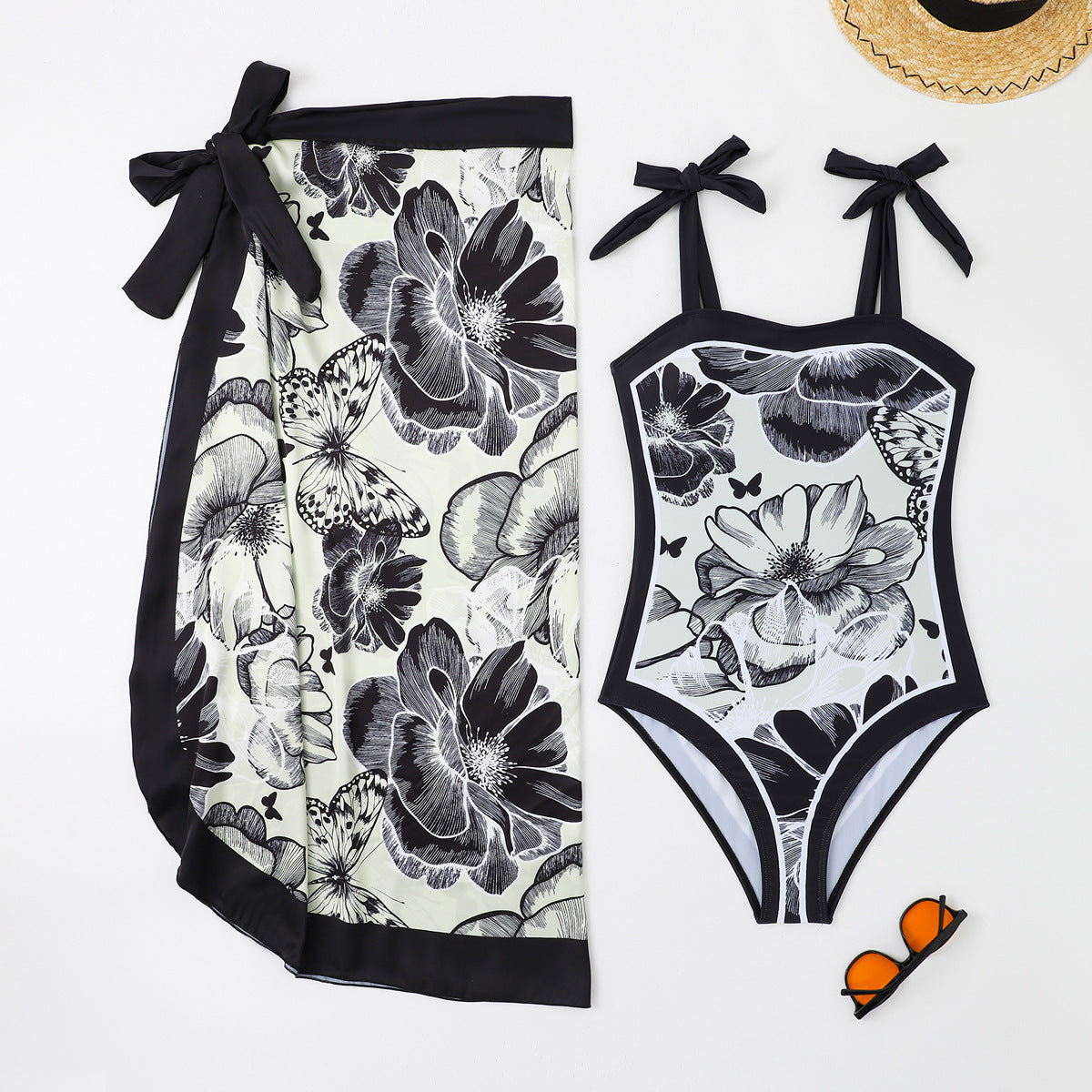 Two Multi One-piece Swimwear