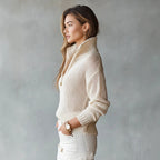 Women's Asymmetric Hem Knit Sweater