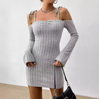 Women's Spaghetti-Strap Slim-Fit Dress