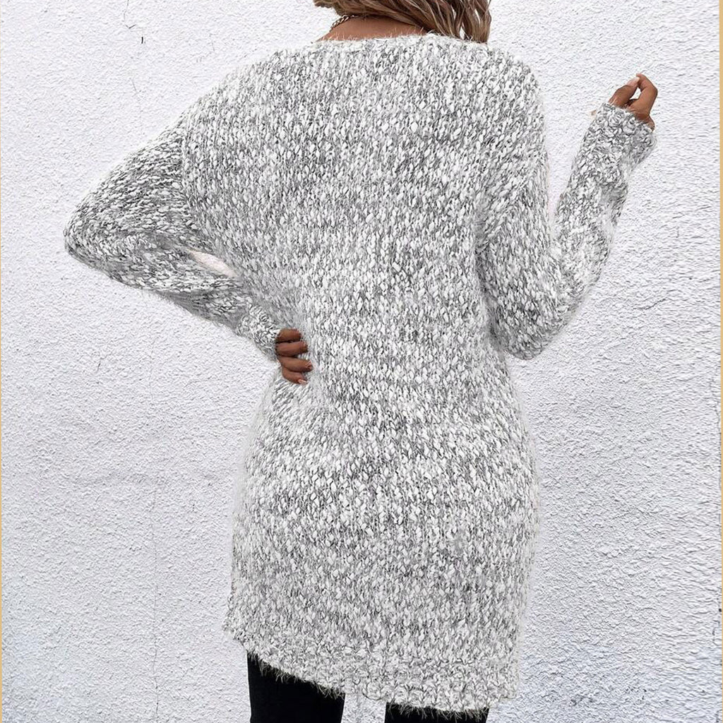 Women's Mid-Length Knit Cardigan