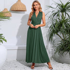 Women's Cross-Back Multi-Strap Maxi Dress