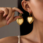 Women's Love Titanium Steel Earrings