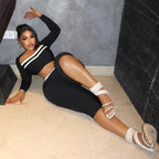 Women's Cropped Top & Pants Set