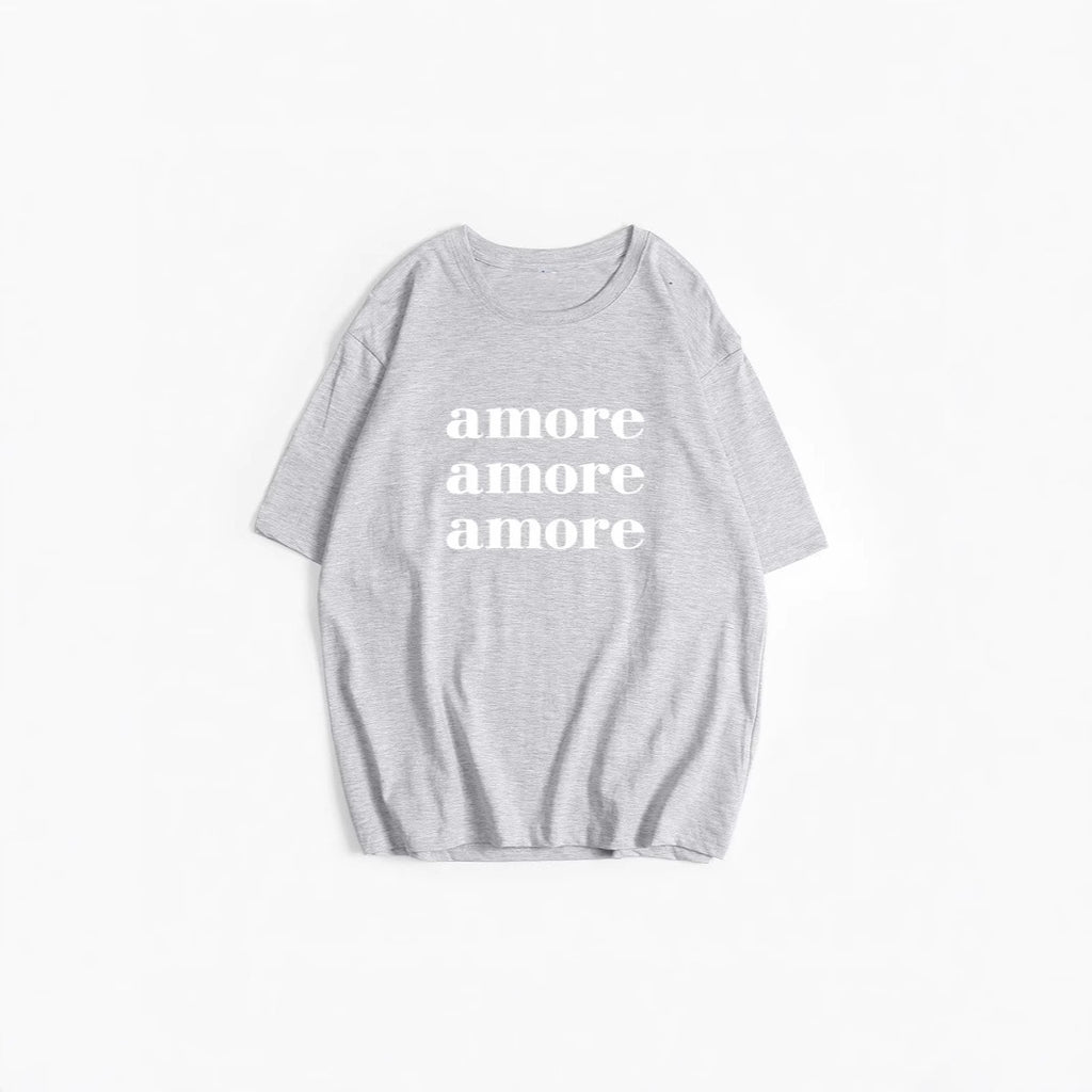 Women's Printed T Shirt Women Summer Loose Round Neck Cotton Short Sleeve Top