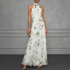 Women's Lace Halter Dress
