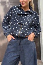 Dark blue top