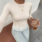Autumn Winter Knitting Inner Bottoming Shirt Long Sleeve