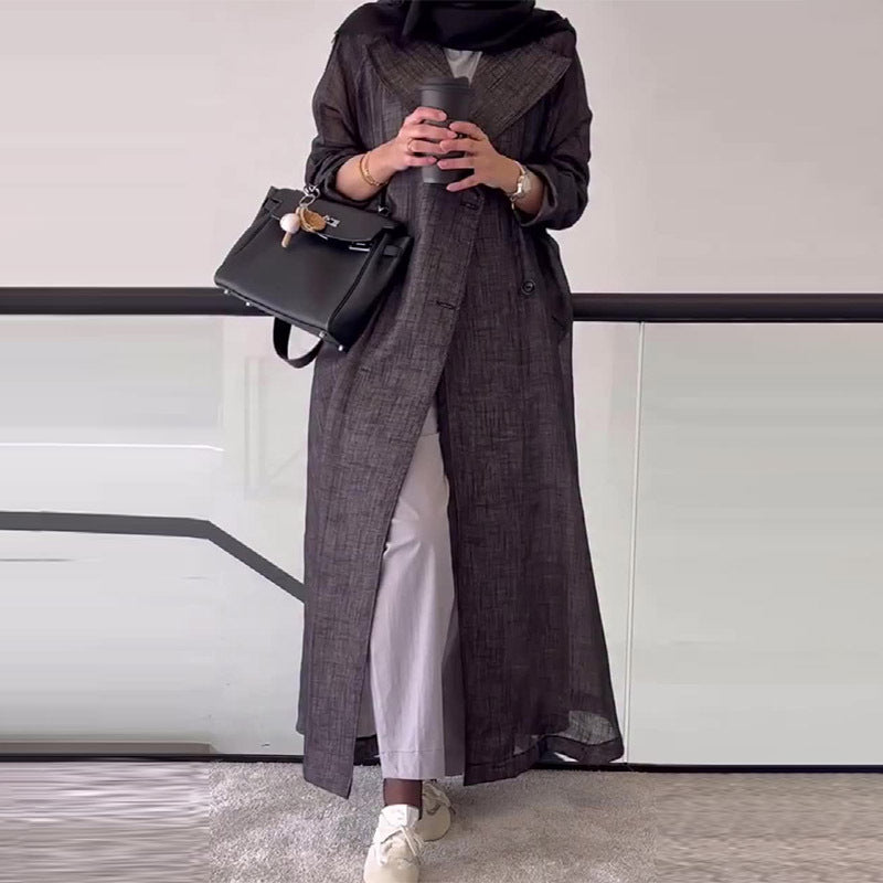 Arrival Affordable Luxury Simple Graceful Western Slim Fit Youthful Trench