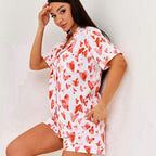 Heart Printing Pajamas Lingerie