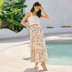Arrival Waist Maxi Bohemian Skirt