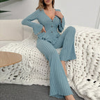 Women's Home Idle Suit Comfort Casual Slim Fit Two Piece Suit