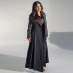 Arrival Designer Model British Retro Midi Coat