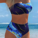Detachable Shoulder Bikini Swimwear