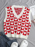 White with Bright Red