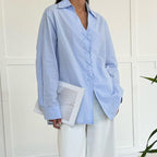 Cotton Collared Tie Shirt